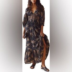 Free People Golden Hour Maxi Dress size M